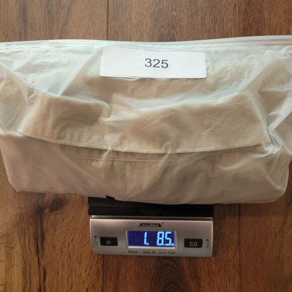 Vintage BB Brand Shirt Mens 20 2XL ? Khaki Twill Button Up Work Pockets USA Flaw - Picture 12 of 16